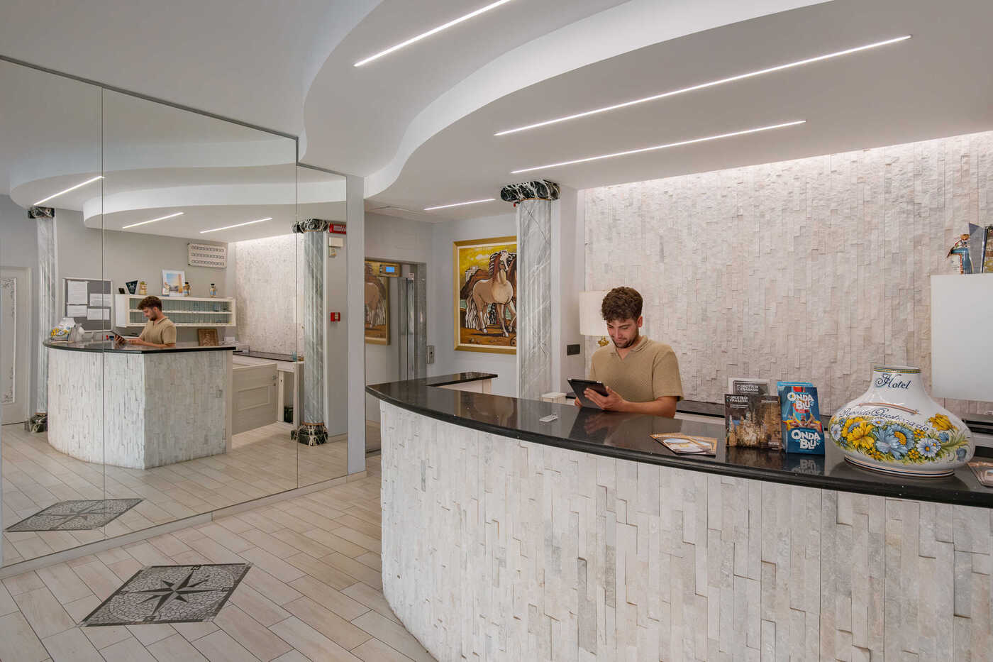 Reception e ambienti comuni Hotel Il Moro Roseto degli Abruzzi